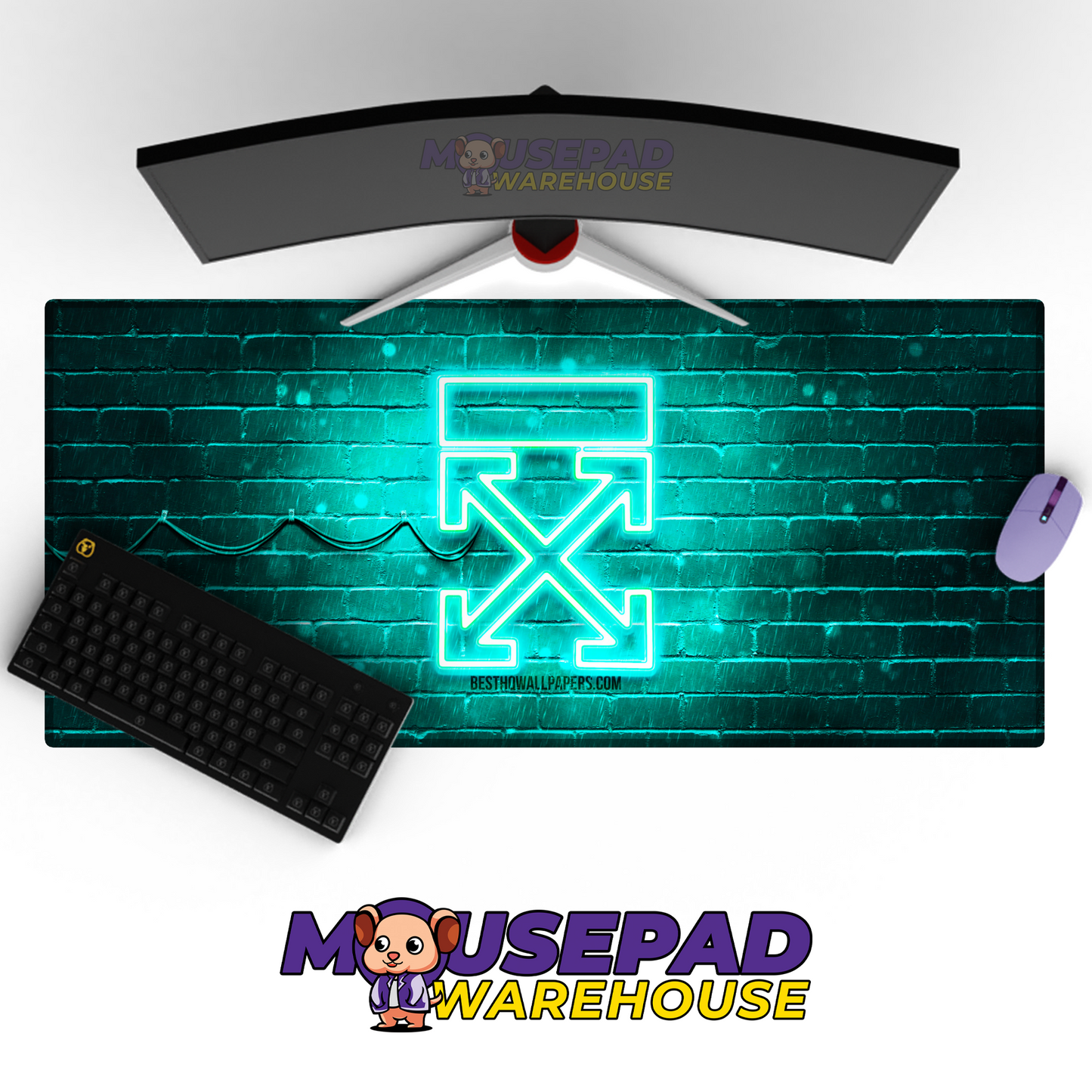 Off-White Mousepad 123698 MousepadWarehouse.com