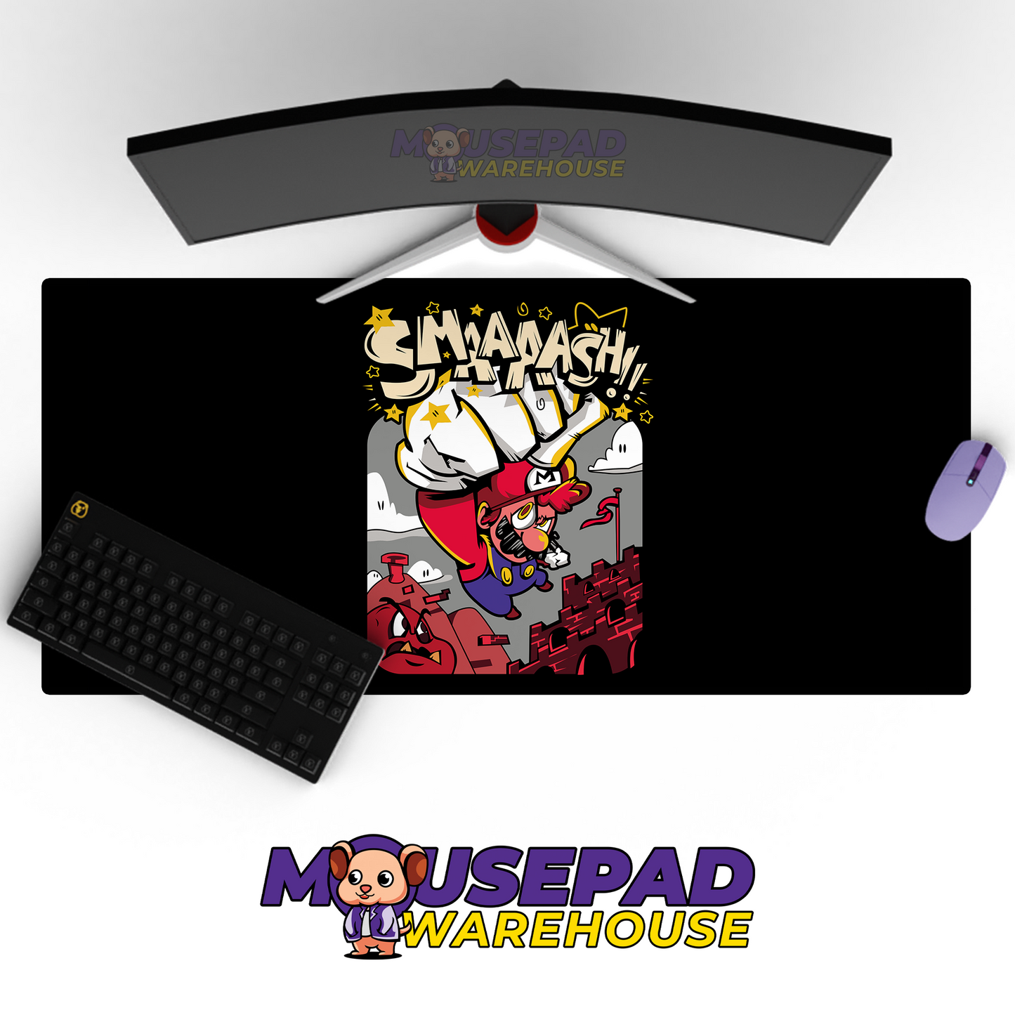 Super Mario Game Mousepad SM1059 MousepadWarehouse.com