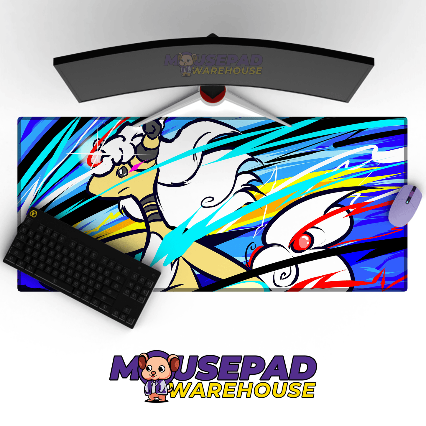Ampharos Pokemon TV Show Mousepad 508993 - Mousepad Warehouse