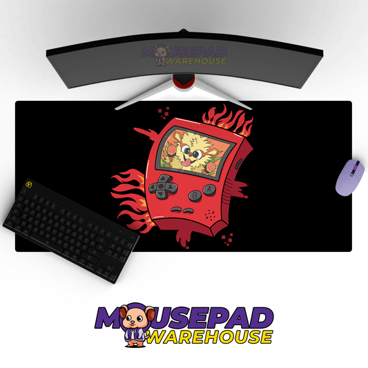 Arcanine Gameboy Pokemon Mousepad 420P29 - Mousepad Warehouse