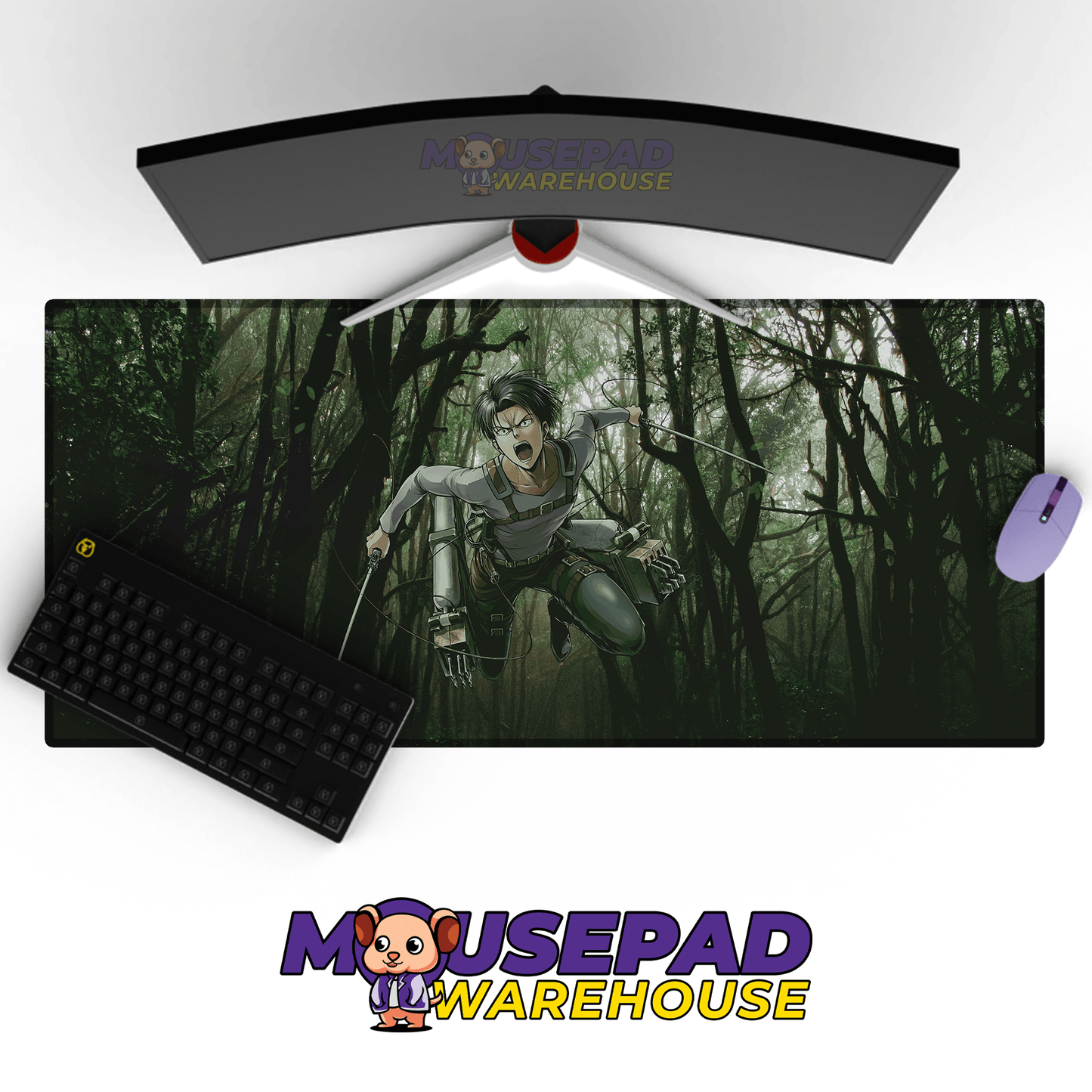 Attack on Titan Anime Mousepad 1289979 - Mousepad Warehouse