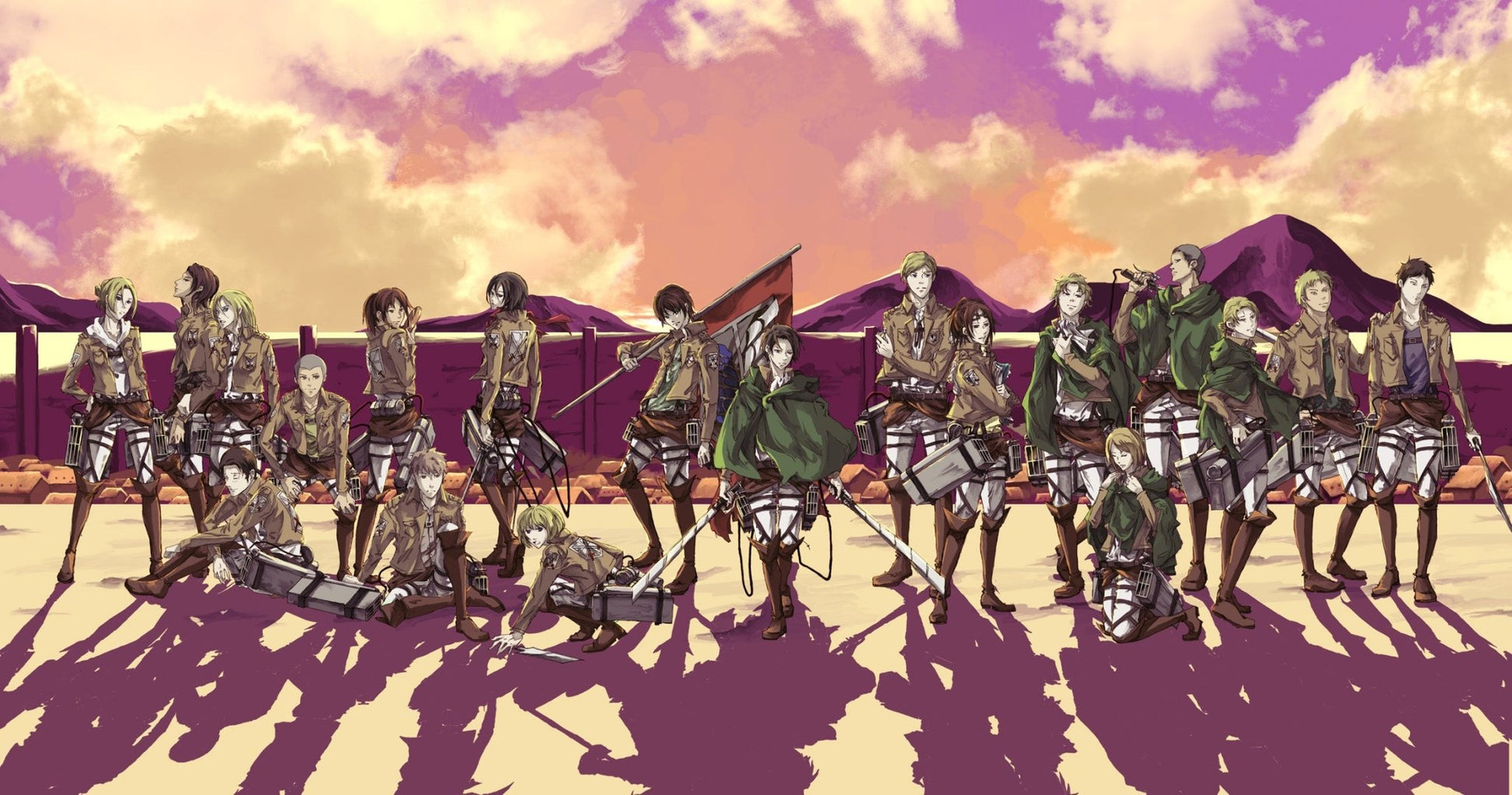 Attack on Titan Anime Mousepad 638813 - Mousepad Warehouse