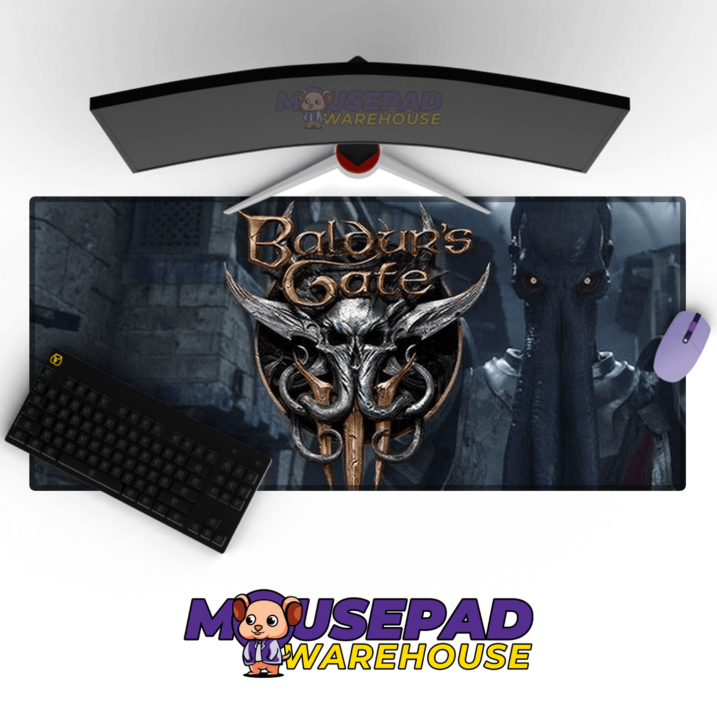 Baldur's Gate 3 Mousepad 8409 - Mousepad Warehouse