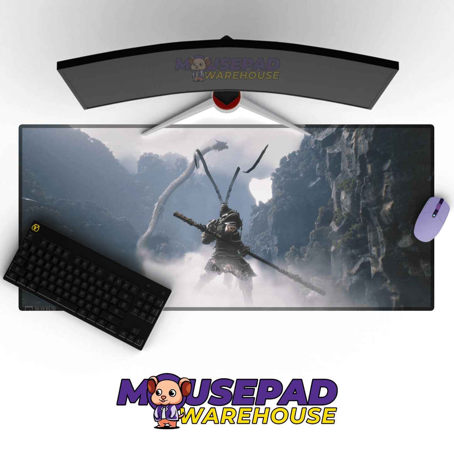 Black Myth Wukong Mousepad 199002 - Mousepad Warehouse