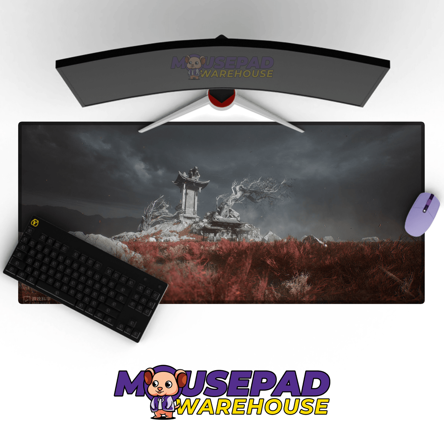 Black Myth Wukong Mousepad 199016 - Mousepad Warehouse