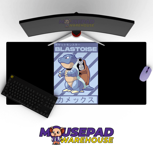 Blastoise Pokemon Mousepad 4201 - 3 - Mousepad Warehouse