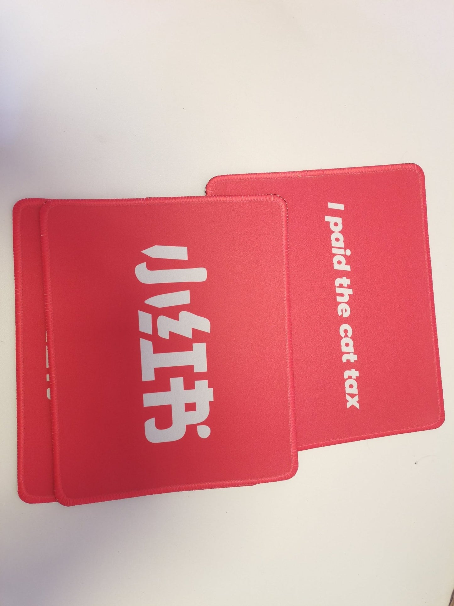 Cat Tax - Red Note App 小红书 Mousepad - Mousepad Warehouse