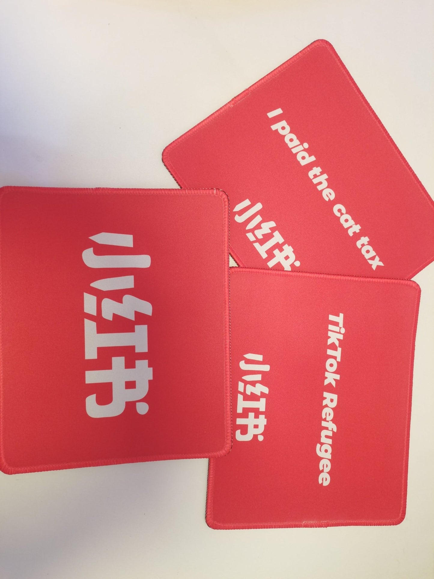 Cat Tax - Red Note App 小红书 Mousepad - Mousepad Warehouse