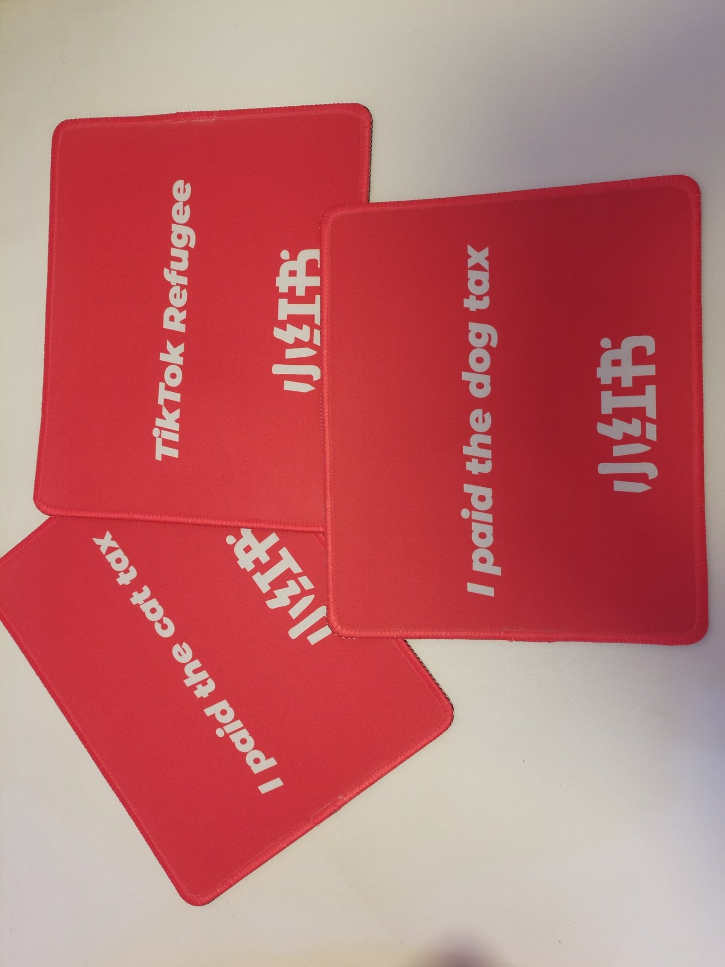 Cat Tax - Red Note App 小红书 Mousepad - Mousepad Warehouse