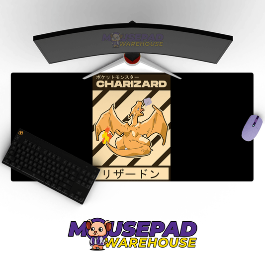 Charizard Pokemon Mousepad 4200 - 1 - Mousepad Warehouse