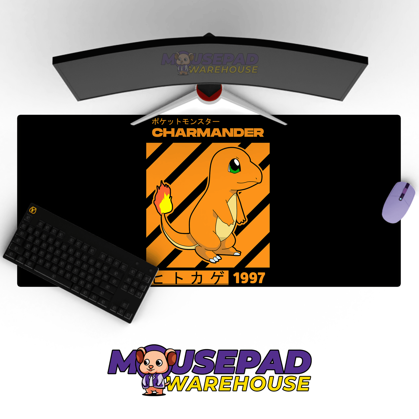 Charmander Pokemon Mousepad 4200 - 3 - Mousepad Warehouse