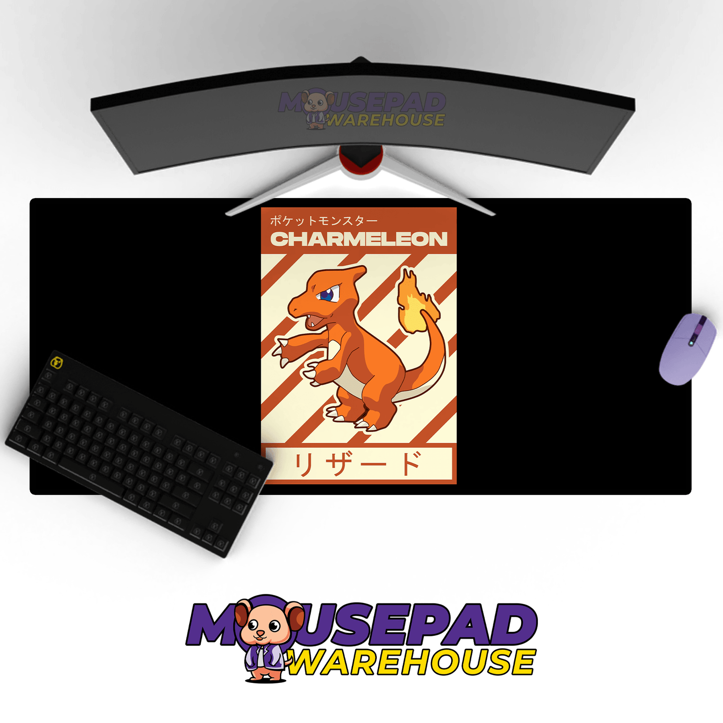 Charmeleon Pokemon Mousepad 4200 - 2 - Mousepad Warehouse
