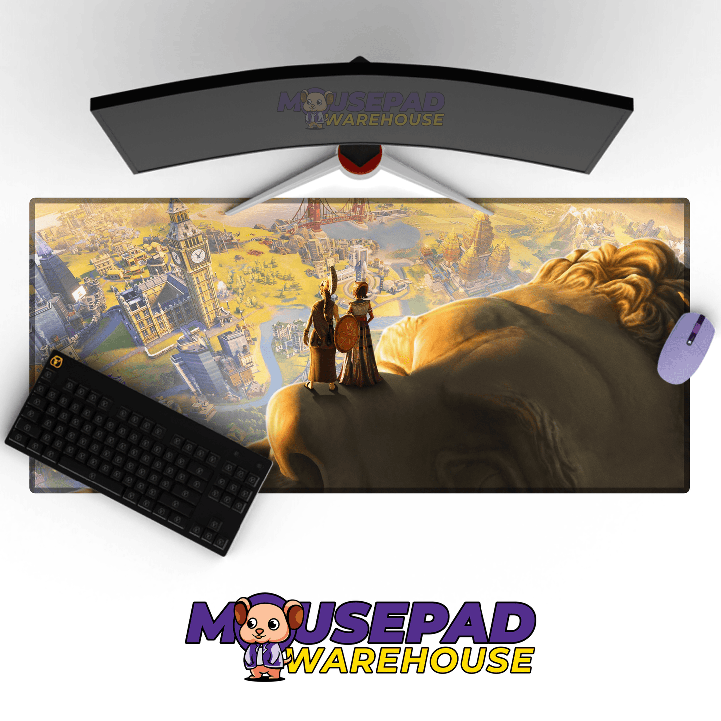 Civilization 7 Mousepad 199125 - Mousepad Warehouse