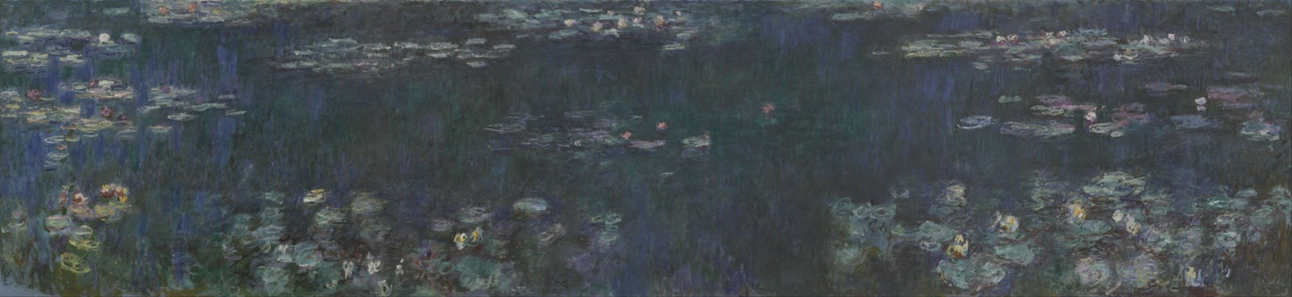 Claude Monet - Green Reflections 1914–1926 Art Mousepad - Mousepad Warehouse