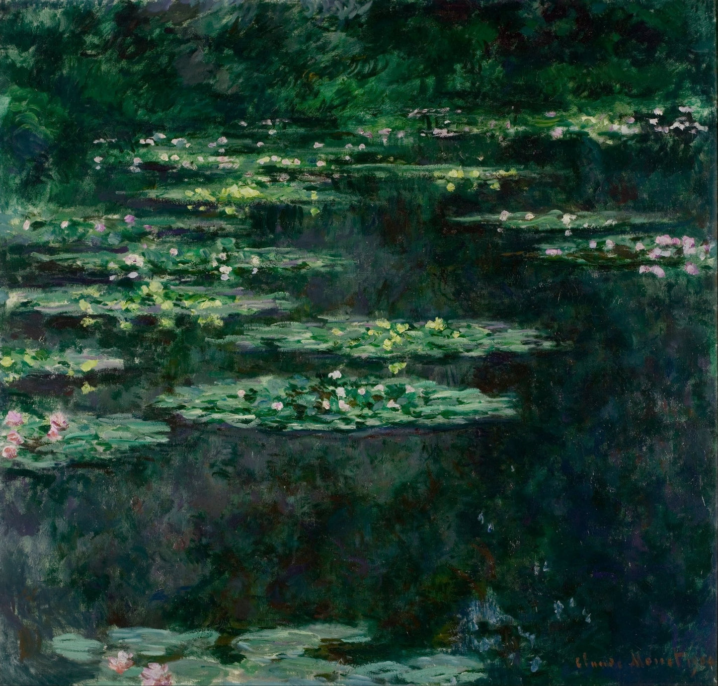 Claude Monet - Lily Pond 1904 Art Mousepad 01 - Mousepad Warehouse