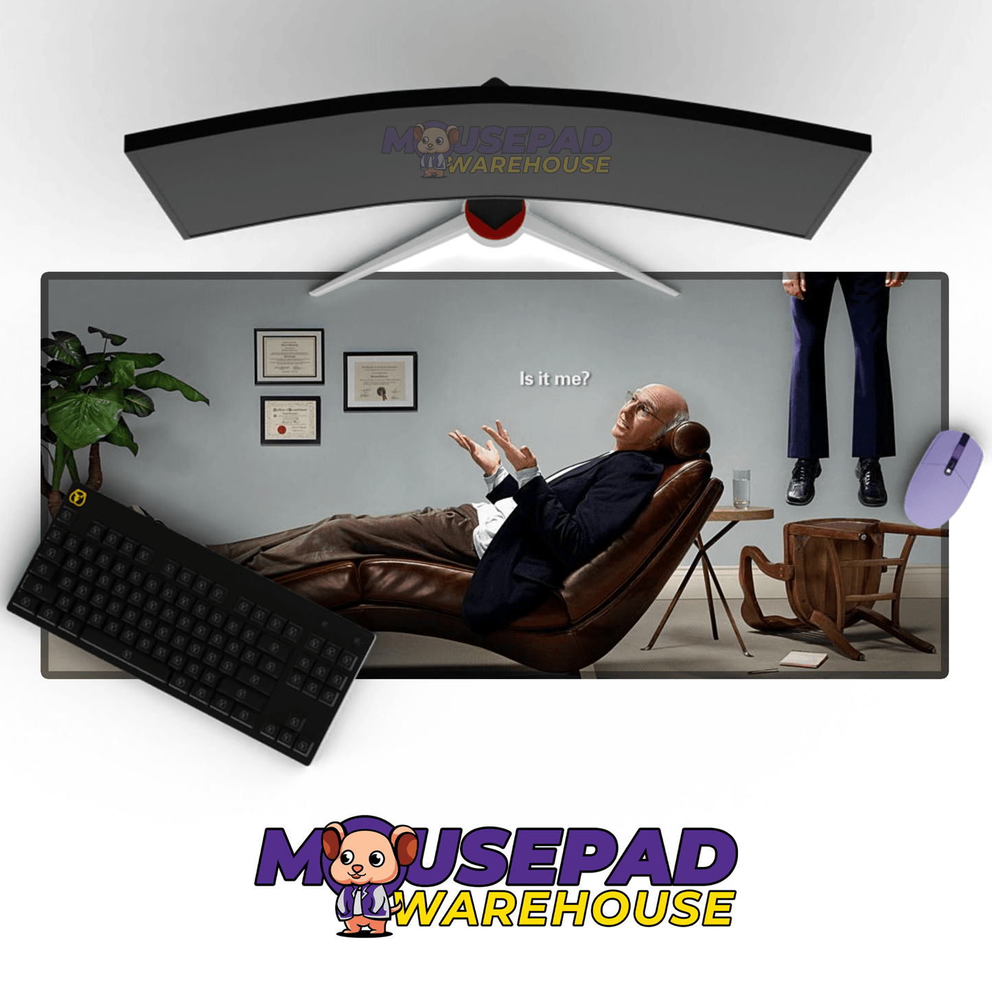 Curb Your Enthusiasm Mousepad 1123313 - Mousepad Warehouse