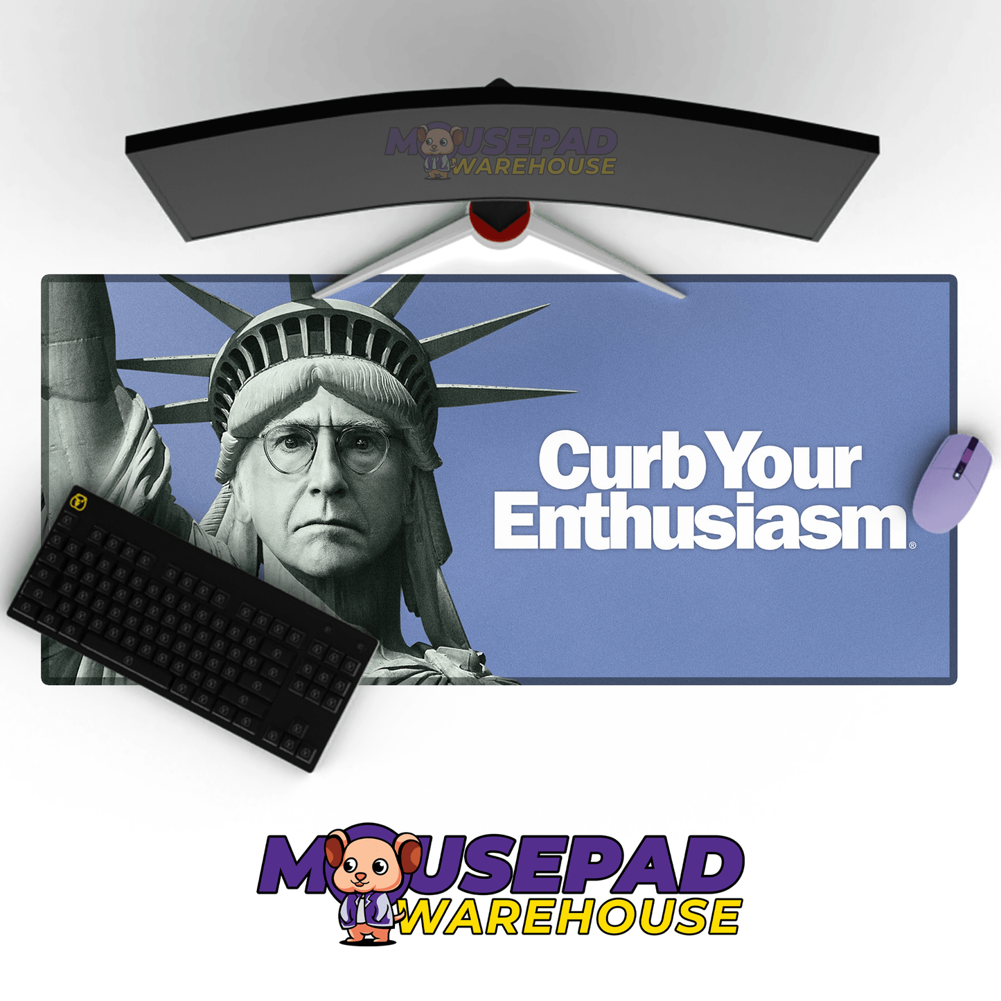 Curb Your Enthusiasm Mousepad 1123316 - Mousepad Warehouse