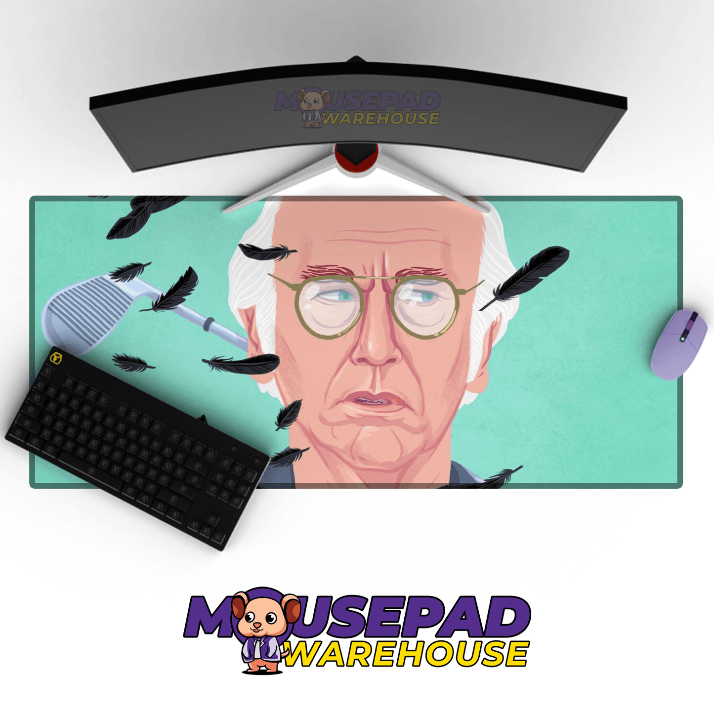 Curb Your Enthusiasm Mousepad 1123318 - Mousepad Warehouse