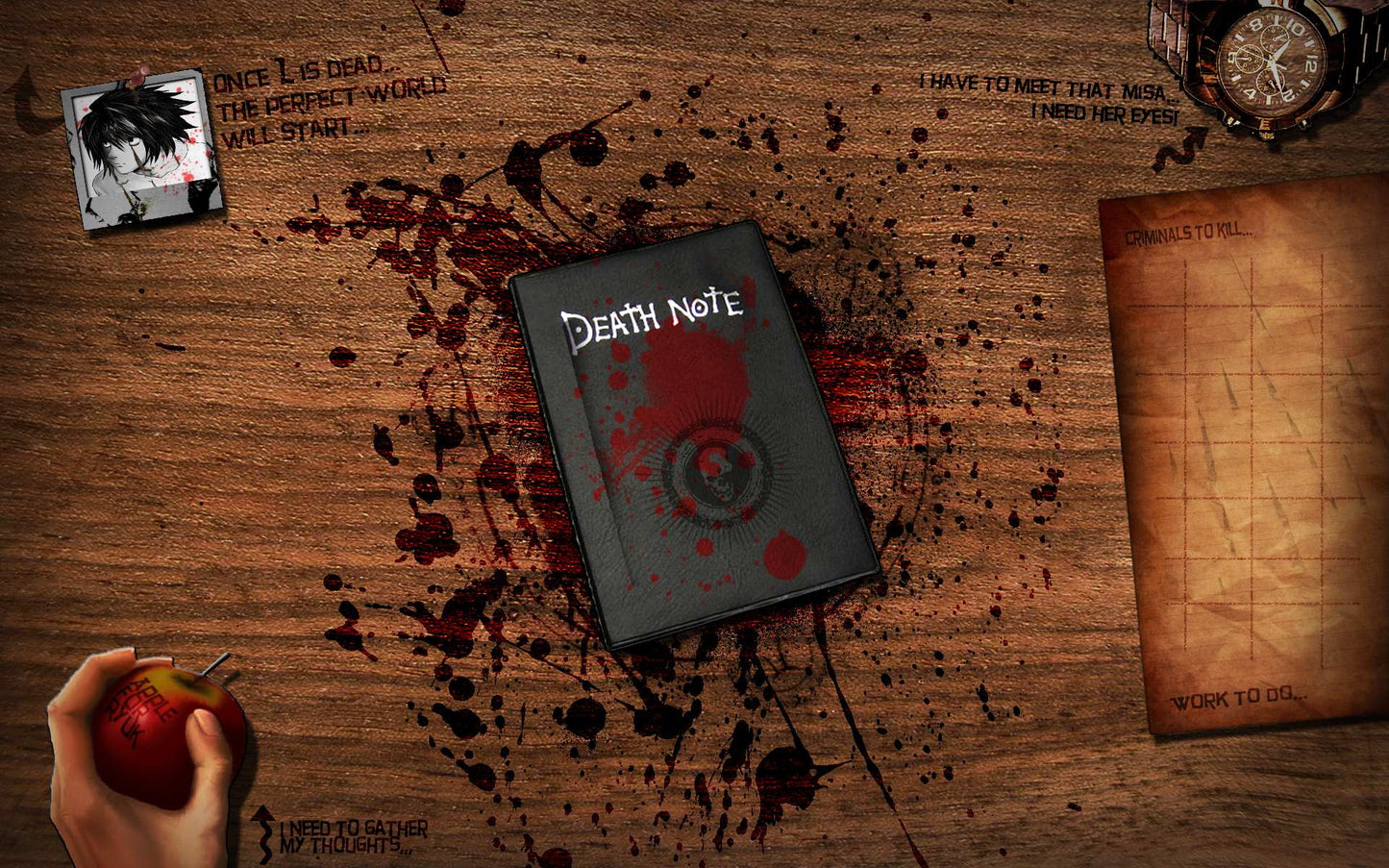 Death Note Anime Mousepad 153270 - Mousepad Warehouse