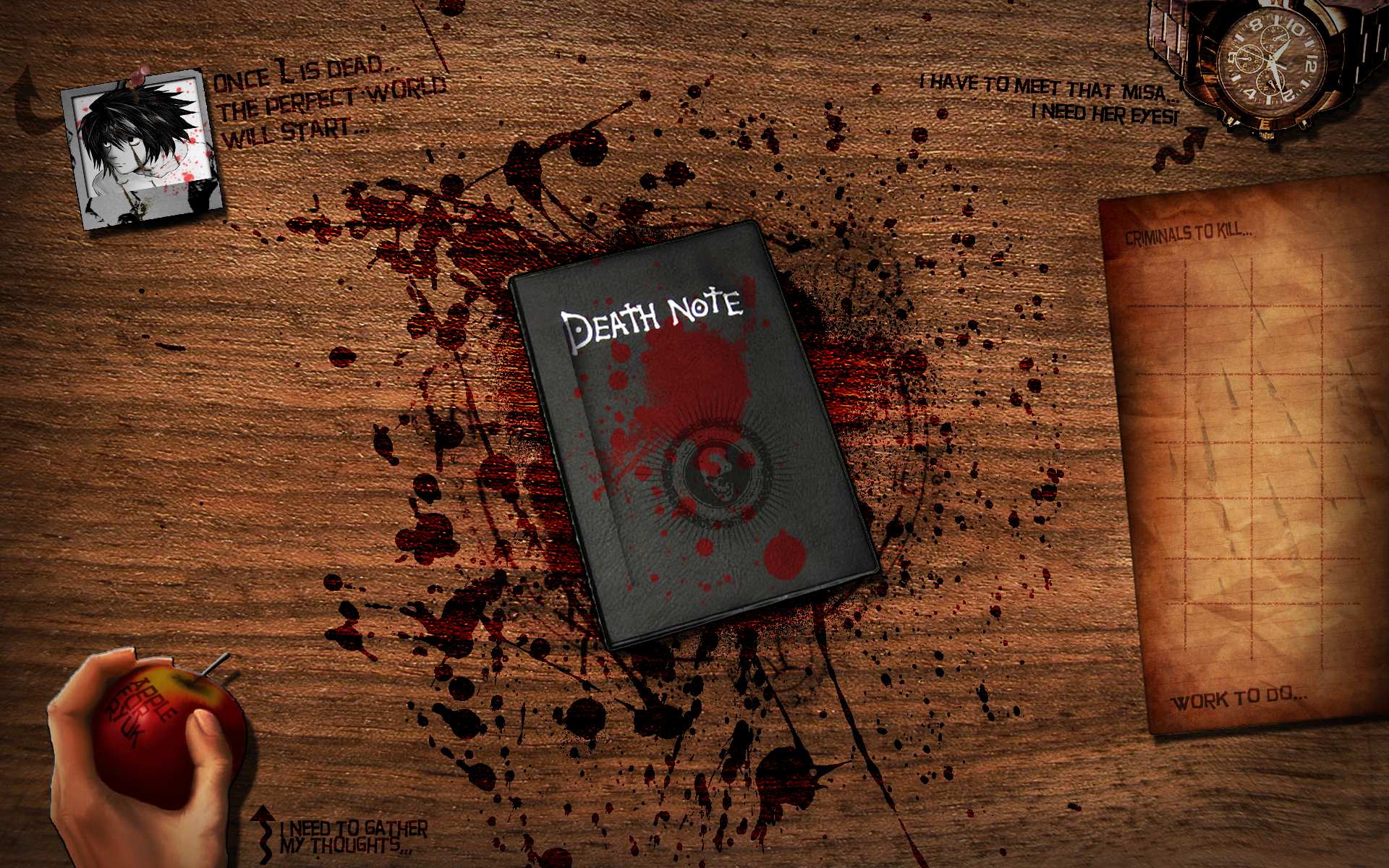 Death Note Anime Mousepad 153270 - Mousepad Warehouse