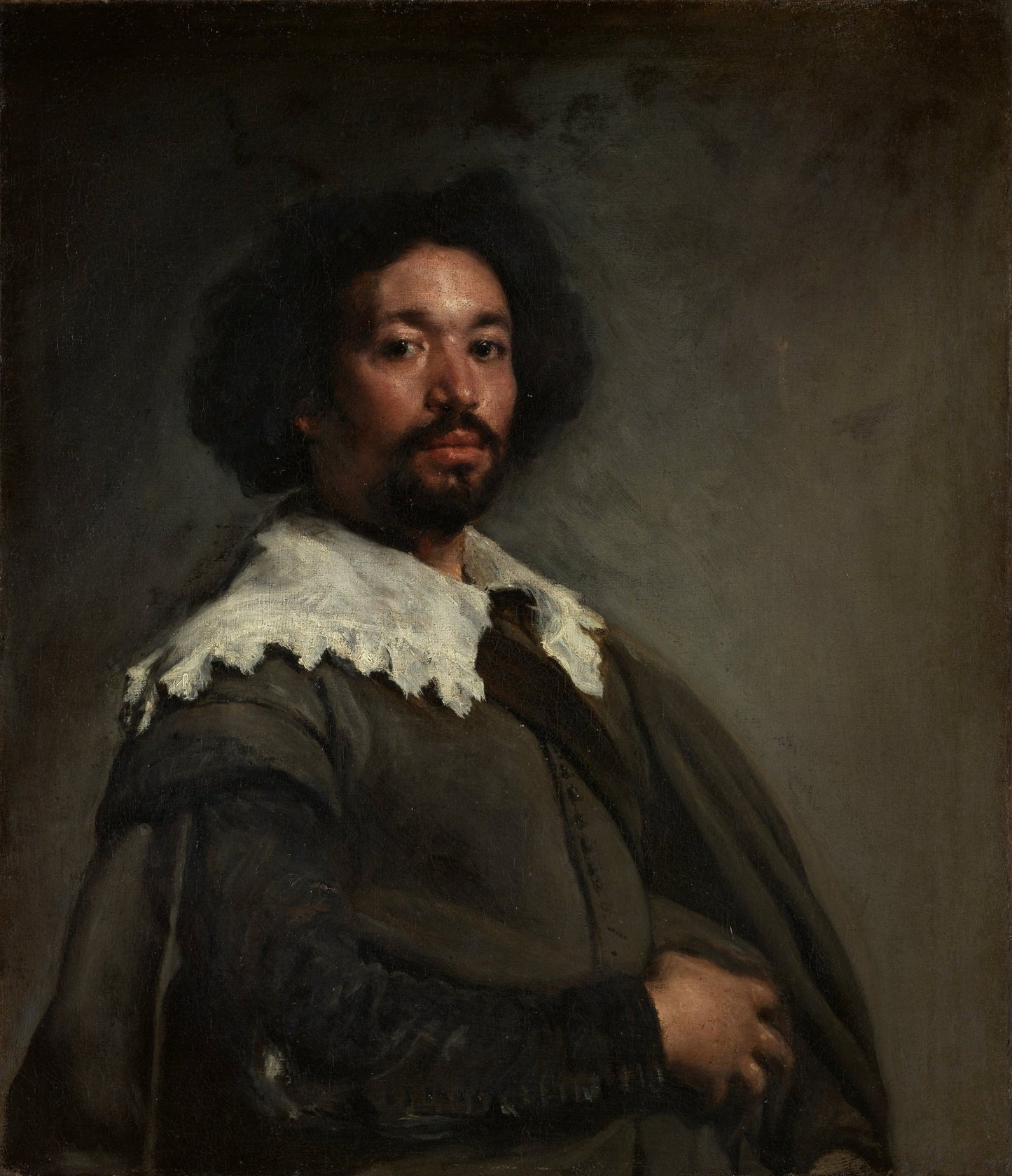 Diego Velazquez - Portrait of Juan de Pareja Art (Painting) Mousepad - Mousepad Warehouse