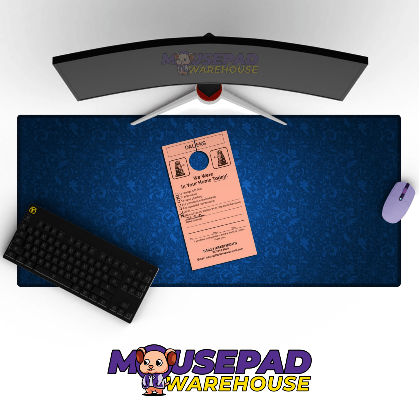 Doctor Who Mousepad 667526 - Mousepad Warehouse