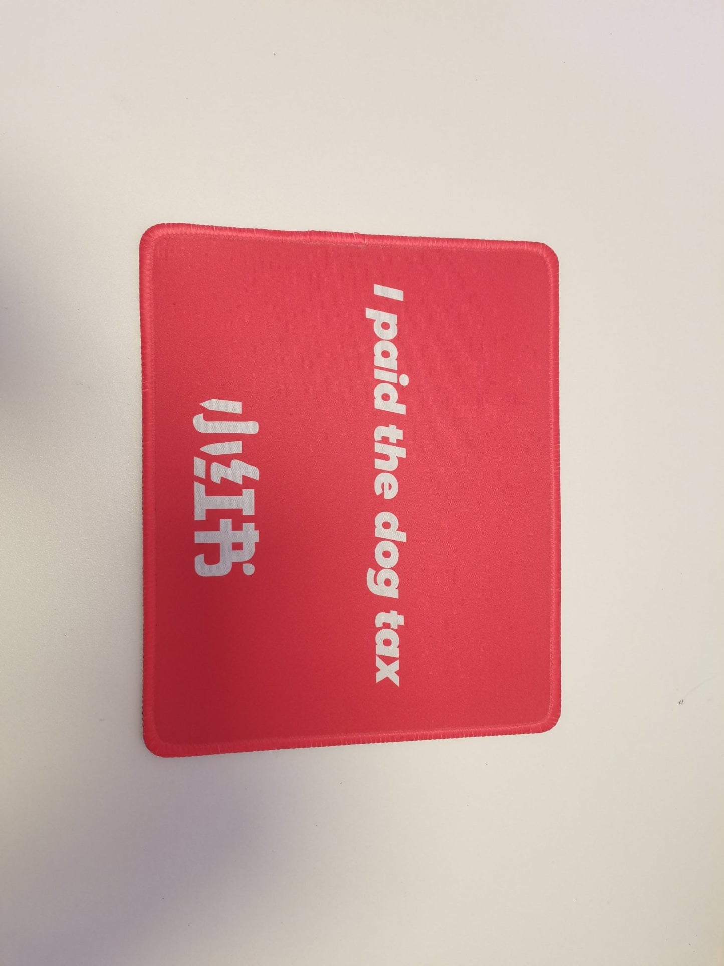 Dog Tax - Red Note App 小红书 Mousepad - Mousepad Warehouse