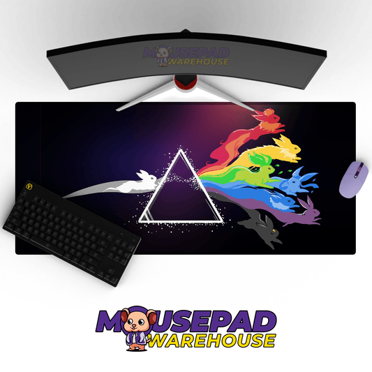 Eeveelutions Pokemon TV Show Mousepad 462552 - Mousepad Warehouse