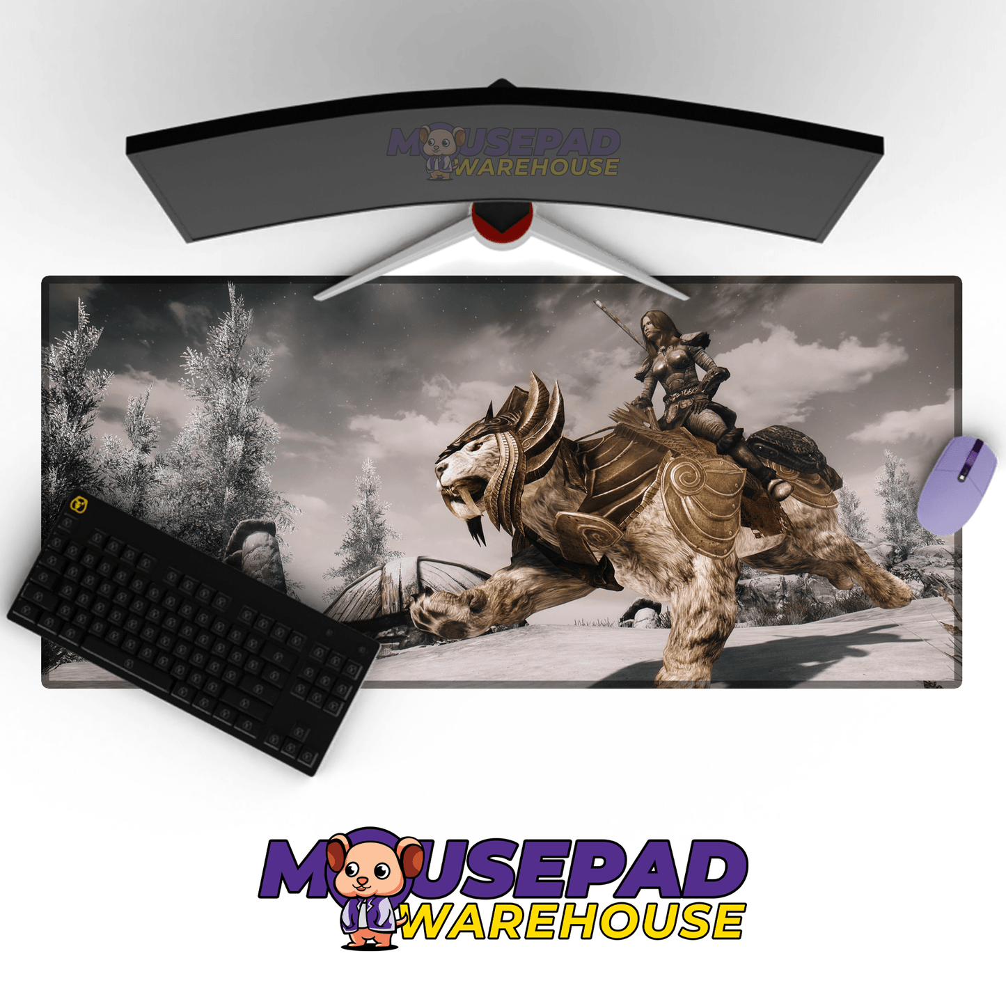 Elder Scrolls V Skyrim Mousepad 350525 - Mousepad Warehouse