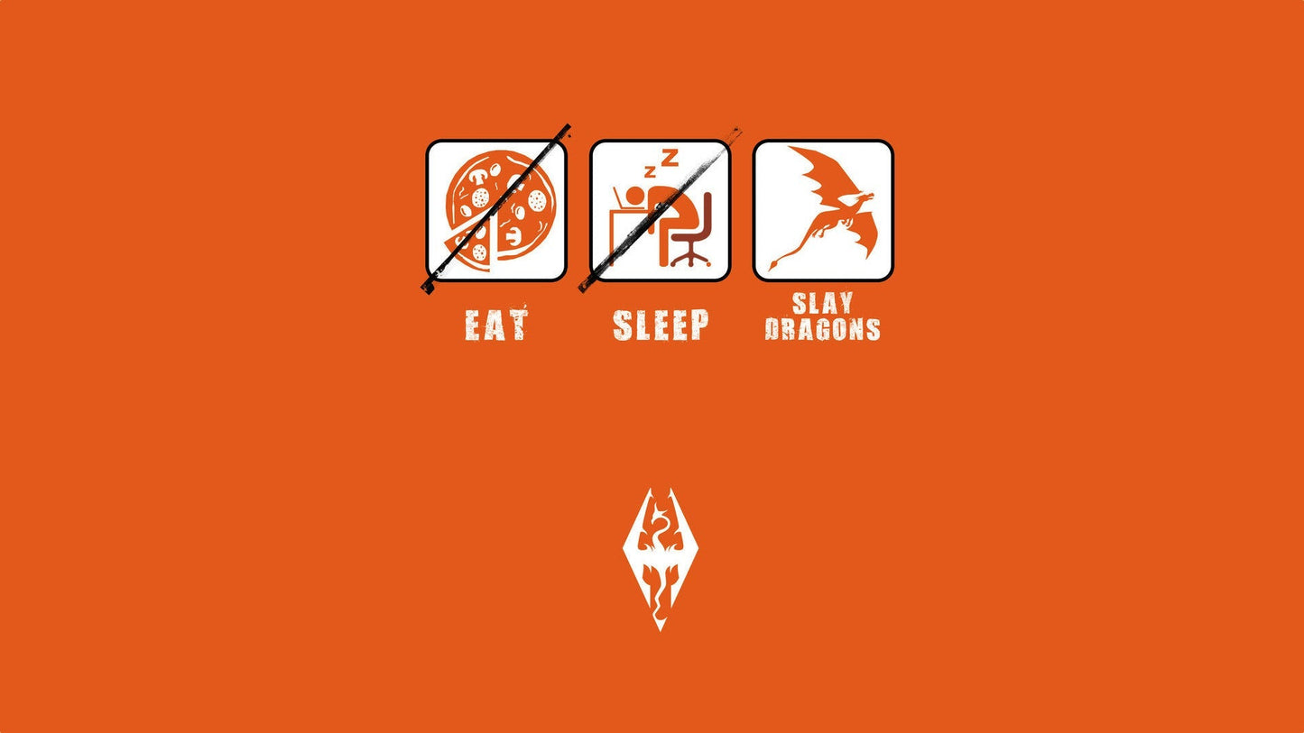 Elder Scrolls V Skyrim Mousepad 385542 - Mousepad Warehouse