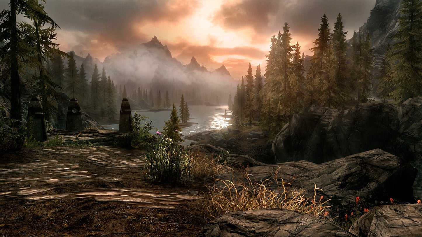 Elder Scrolls V Skyrim Mousepad 430447 - Mousepad Warehouse