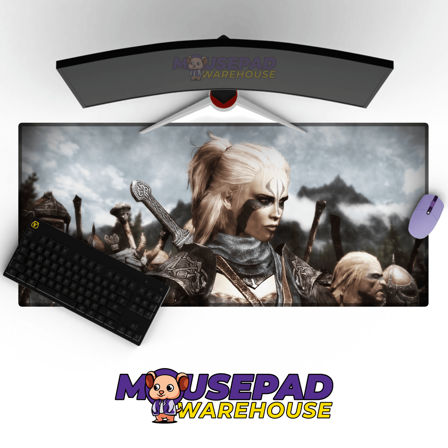 Elder Scrolls V Skyrim Mousepad 522677 - Mousepad Warehouse