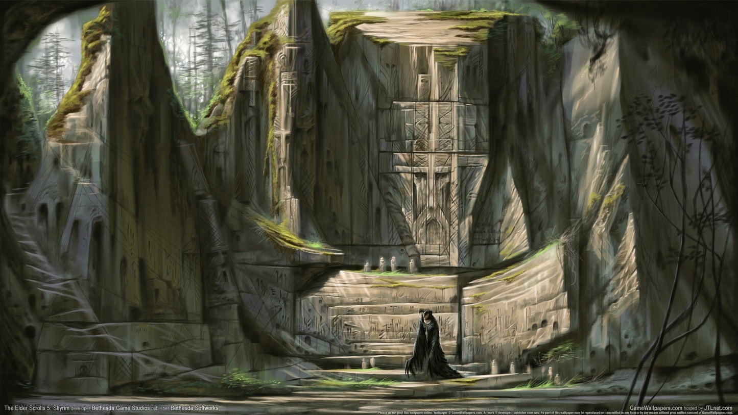 Elder Scrolls V Skyrim Mousepad 584628 - Mousepad Warehouse