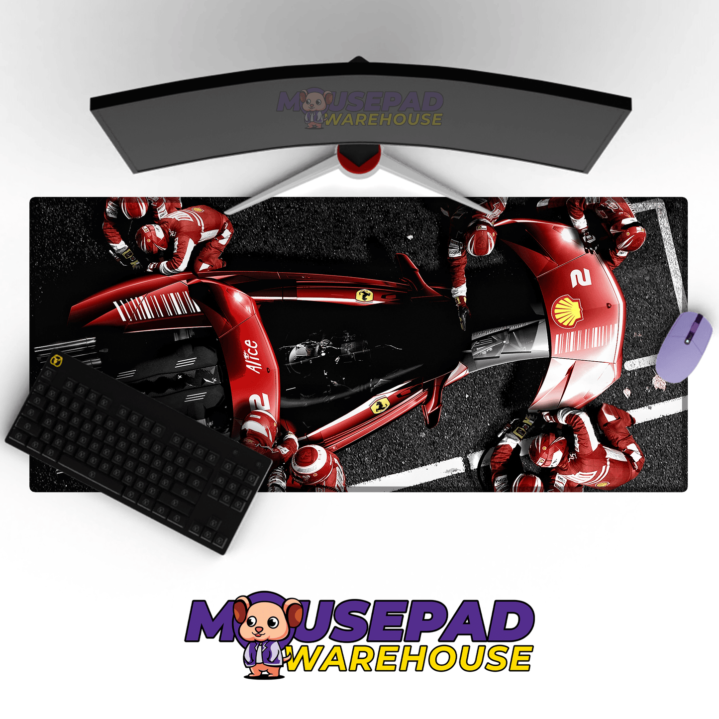 Formula 1 Mousepad 240224 - Mousepad Warehouse