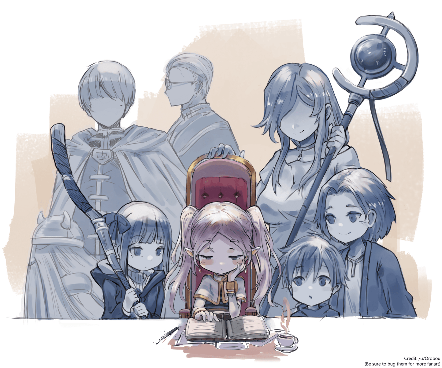 Frieren: Beyond Journey's End Anime Mousepad 1337733 - Mousepad Warehouse