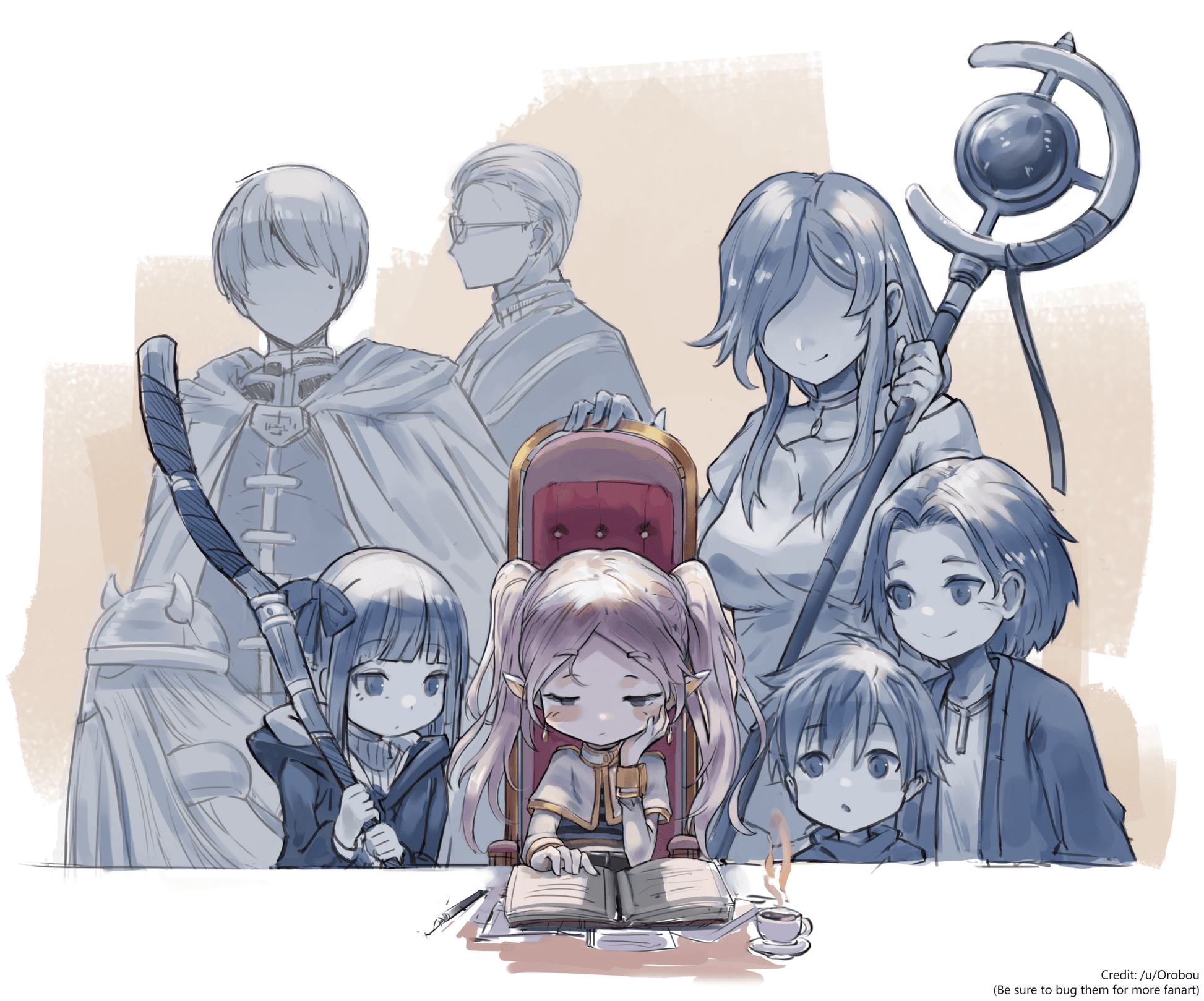 Frieren: Beyond Journey's End Anime Mousepad 1337733 - Mousepad Warehouse