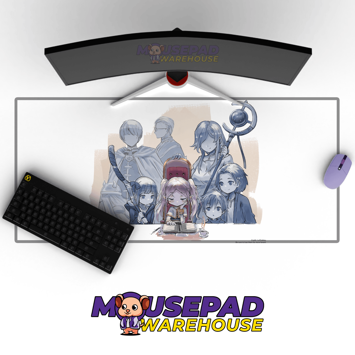 Frieren: Beyond Journey's End Anime Mousepad 1337733 - Mousepad Warehouse