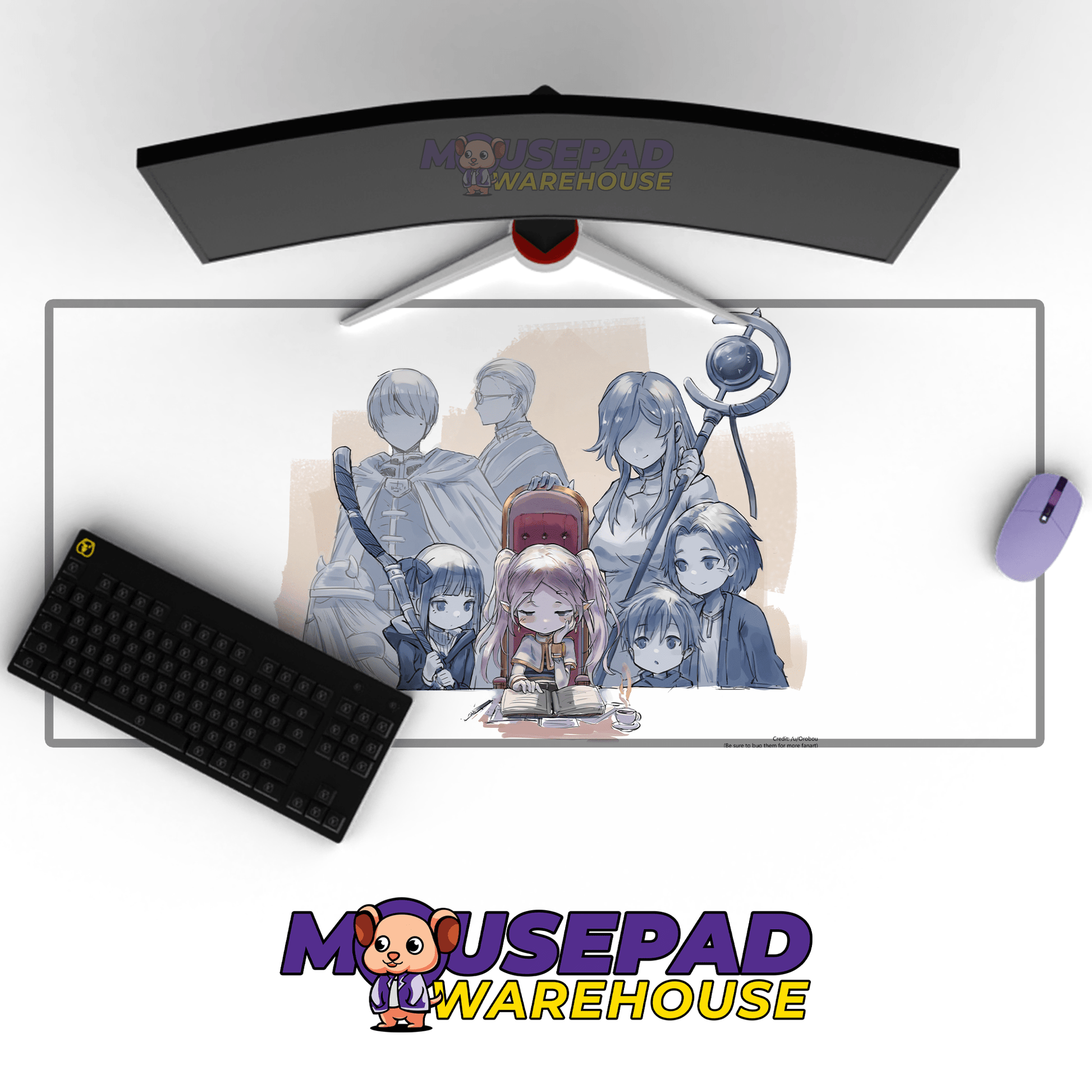 Frieren: Beyond Journey's End Anime Mousepad 1337733 - Mousepad Warehouse