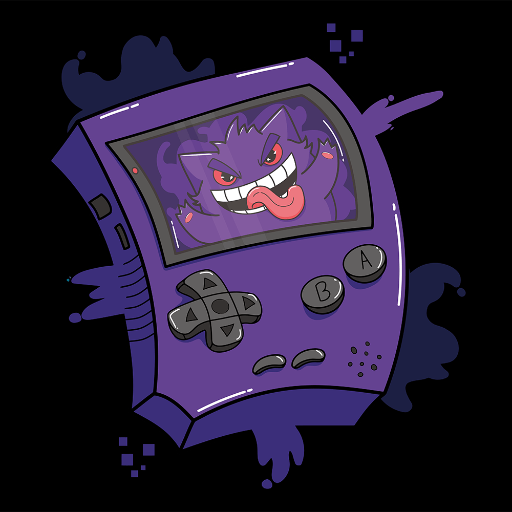 Gengar Gameboy Pokemon Mousepad 420P28 - Mousepad Warehouse