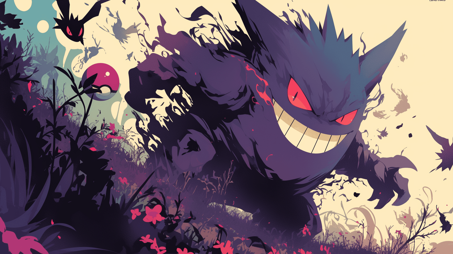 Gengar Pokemon TV Show Mousepad 1371014 - Mousepad Warehouse
