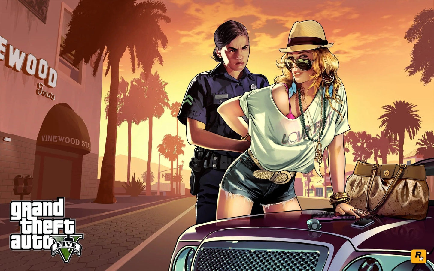 Grand Theft Auto V Game Mousepad 421640 - Mousepad Warehouse