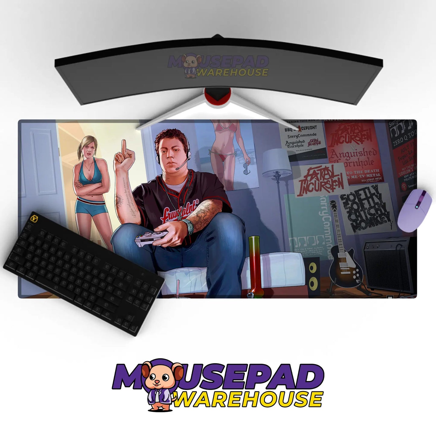 Grand Theft Auto V Game Mousepad 421651 - Mousepad Warehouse