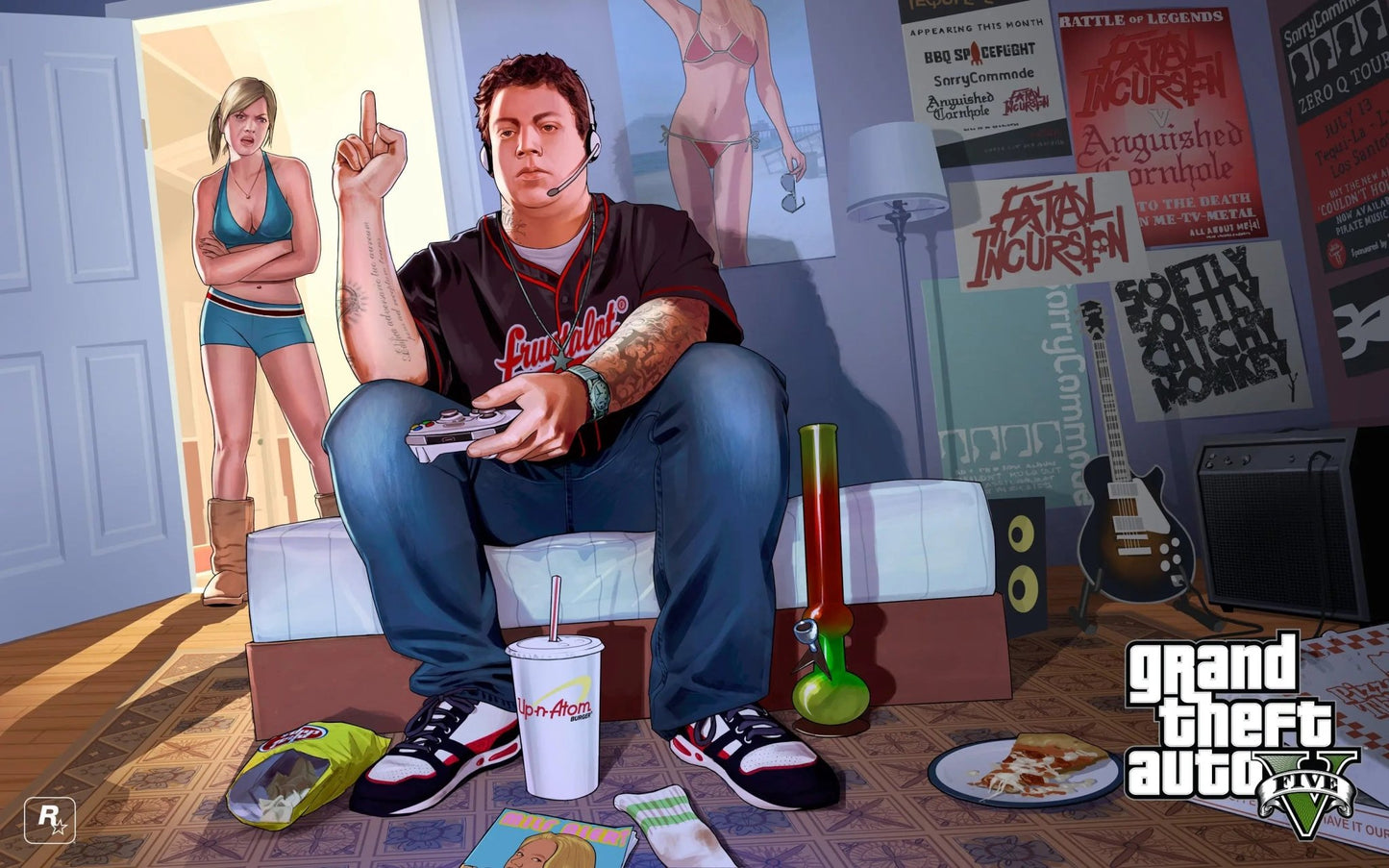 Grand Theft Auto V Game Mousepad 421651 - Mousepad Warehouse