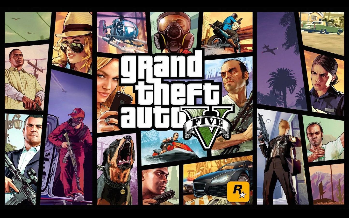 Grand Theft Auto V Game Mousepad 439636 - Mousepad Warehouse