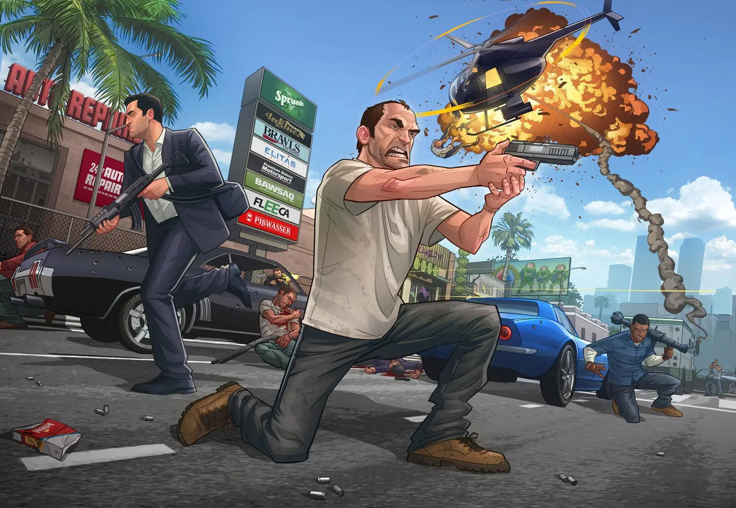 Grand Theft Auto V Game Mousepad 446372 - Mousepad Warehouse