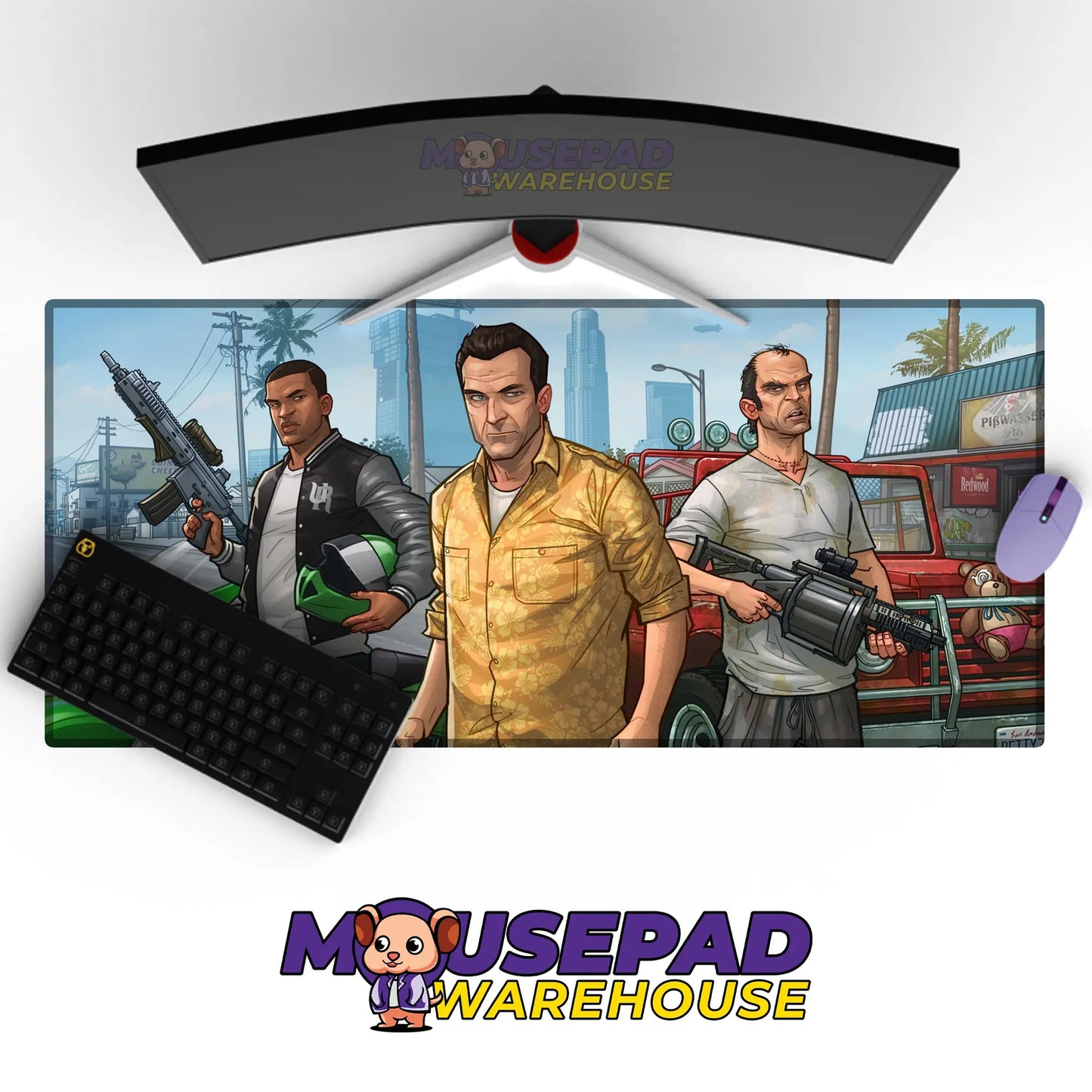 Grand Theft Auto V Game Mousepad 713218 - Mousepad Warehouse