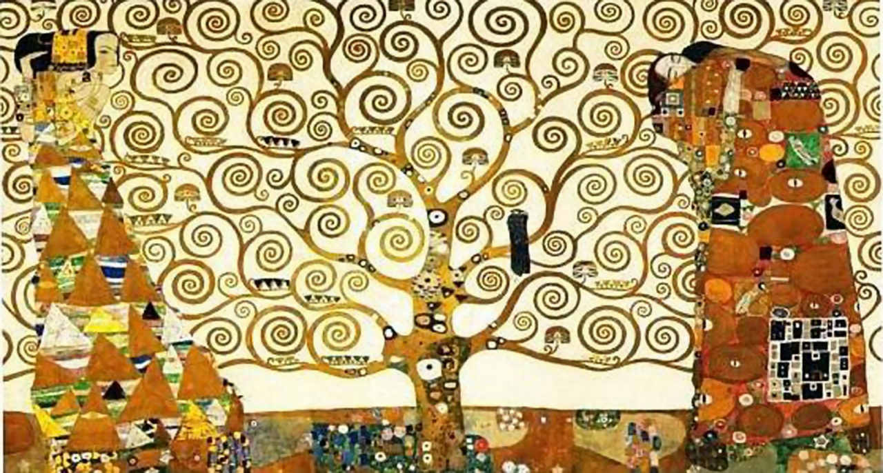 Gustav Klimt - The Tree of Life Painting Mousepad - Mousepad Warehouse