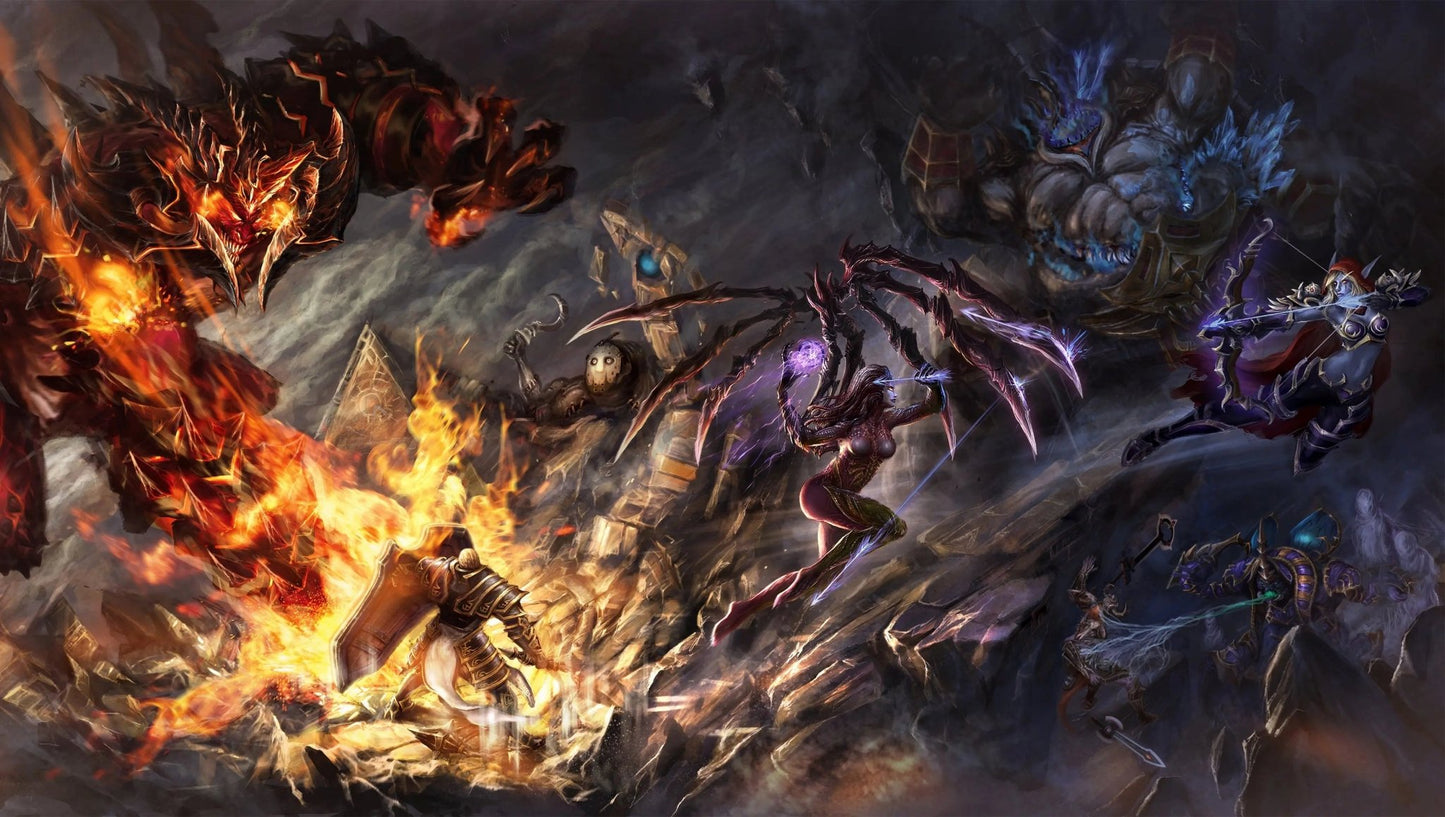Heroes of the Storm Game Mousepad 703480 - Mousepad Warehouse