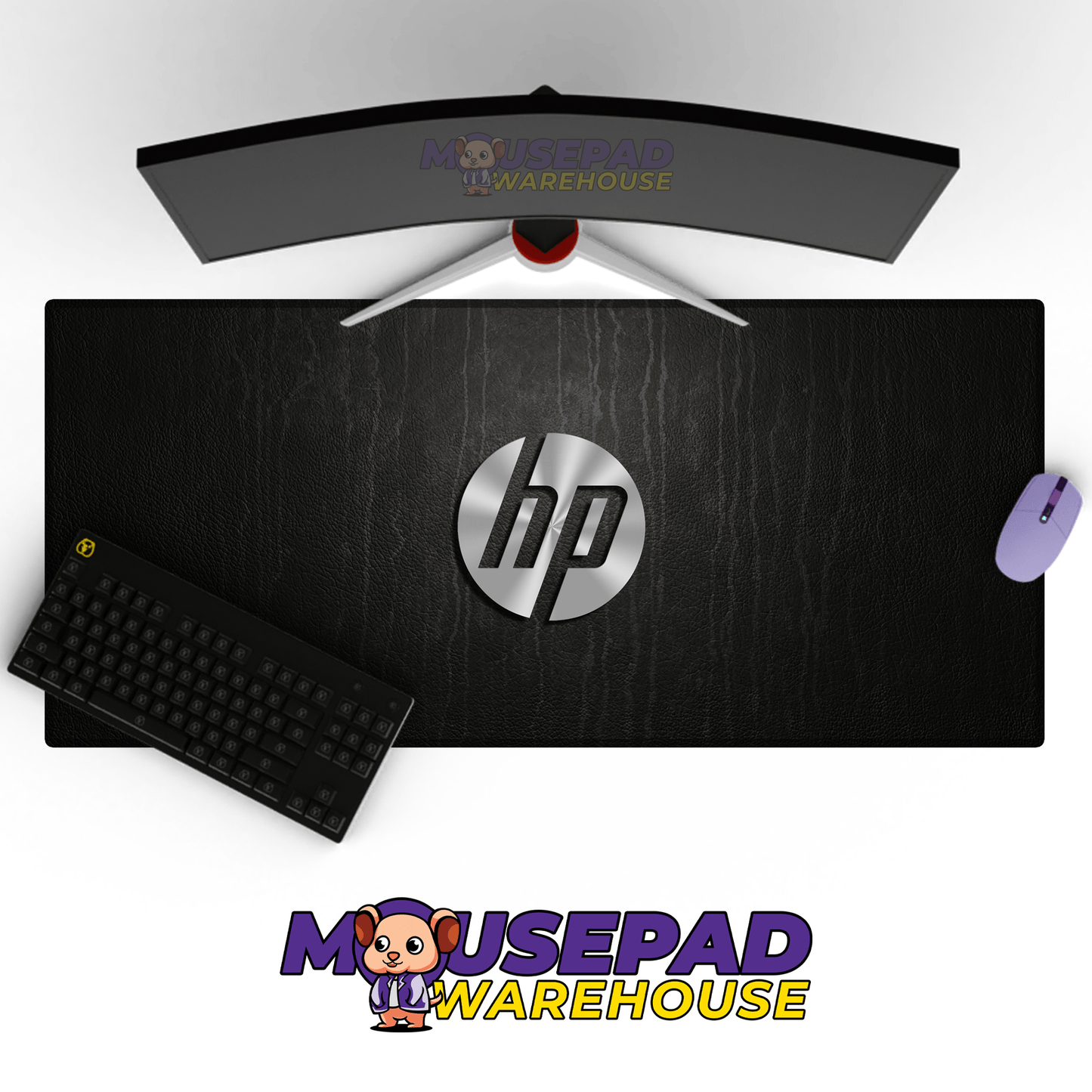 HP (Hewlett - Packard) Brand Imagery Mousepad 588060 - Mousepad Warehouse