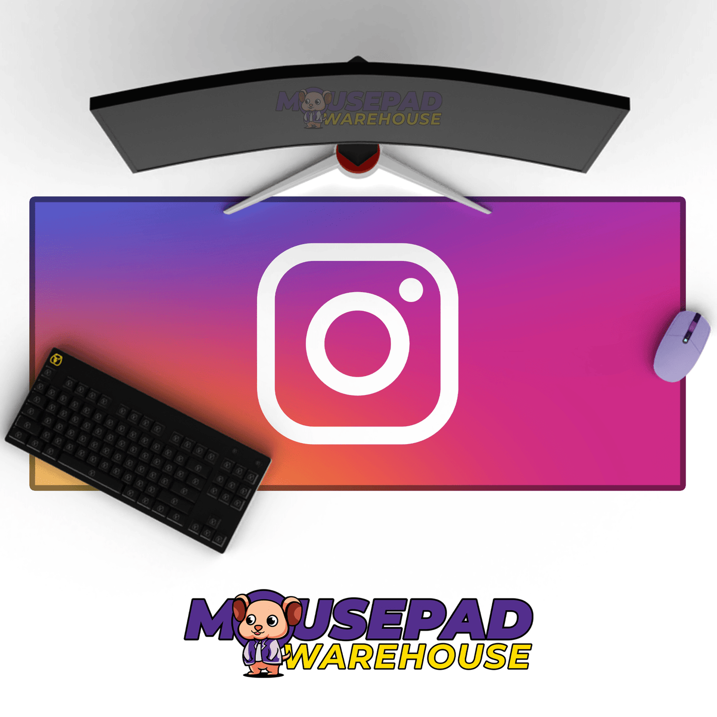 Instagram Brand Imagery Mousepad 1017007 - Mousepad Warehouse